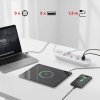 Maclean Listwa zasilająca MCE394 W 3 gniazda 3xUSB, 110-240V AC 50/60, 2.1A max 2500W, biała